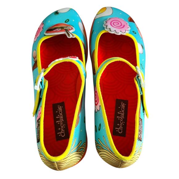 Hot Chocolate Design Chocolaticas Ramen Women's Mary Jane Platform US Size 8 - Picture 6 of 9